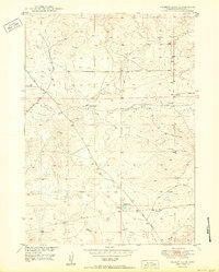 Download a high-resolution, GPS-compatible USGS topo map for Gilbert Lake, WY (1950 edition)