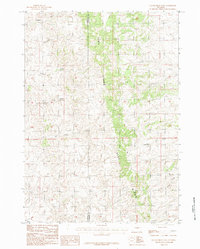 Download a high-resolution, GPS-compatible USGS topo map for Gillam Draw East, WY (1984 edition)