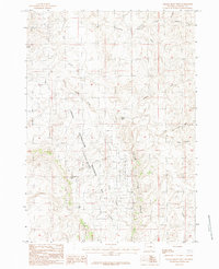 Download a high-resolution, GPS-compatible USGS topo map for Gillam Draw West, WY (1984 edition)