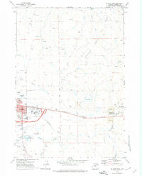 Download a high-resolution, GPS-compatible USGS topo map for Gillette East, WY (1974 edition)