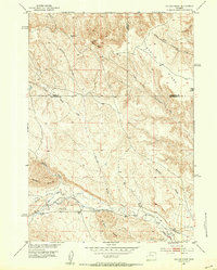 Download a high-resolution, GPS-compatible USGS topo map for Gillies Draw, WY (1953 edition)