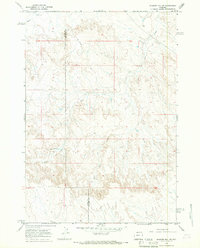 Download a high-resolution, GPS-compatible USGS topo map for Gilmore Hill SE, WY (1969 edition)
