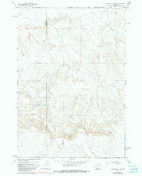 Download a high-resolution, GPS-compatible USGS topo map for Gilmore Hill SE, WY (1991 edition)