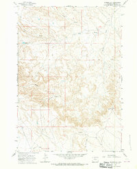 Download a high-resolution, GPS-compatible USGS topo map for Gilmore Hill, WY (1970 edition)