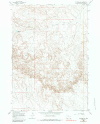 Download a high-resolution, GPS-compatible USGS topo map for Gilmore Hill, WY (1984 edition)