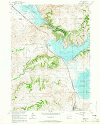 Download a high-resolution, GPS-compatible USGS topo map for Glendo, WY (1965 edition)
