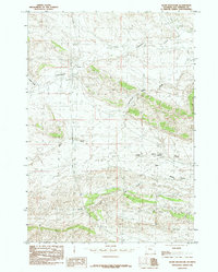 Download a high-resolution, GPS-compatible USGS topo map for Gloin Reservoir, WY (1985 edition)