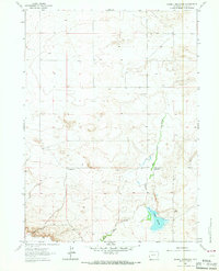 Download a high-resolution, GPS-compatible USGS topo map for Glomill Reservoir, WY (1967 edition)