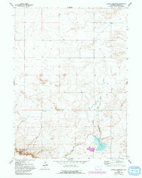 Download a high-resolution, GPS-compatible USGS topo map for Glomill Reservoir, WY (1993 edition)
