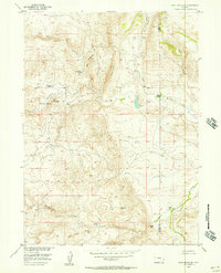 Download a high-resolution, GPS-compatible USGS topo map for Goat Mountain, WY (1957 edition)