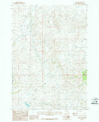 Download a high-resolution, GPS-compatible USGS topo map for Goff Lake, WY (1987 edition)