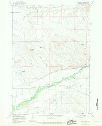 Download a high-resolution, GPS-compatible USGS topo map for Gould Butte, WY (1969 edition)