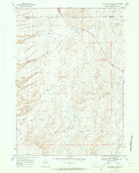 Download a high-resolution, GPS-compatible USGS topo map for Government Creek, WY (1973 edition)
