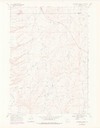 Download a high-resolution, GPS-compatible USGS topo map for Government Creek, WY (1978 edition)