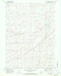 Download a high-resolution, GPS-compatible USGS topo map for Graham Reservoir, WY (1972 edition)