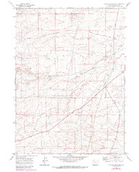 Download a high-resolution, GPS-compatible USGS topo map for Graham Reservoir, WY (1980 edition)