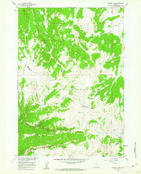 Download a high-resolution, GPS-compatible USGS topo map for Granite Pass, WY (1962 edition)