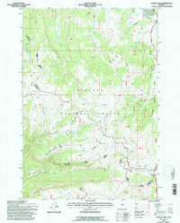 Download a high-resolution, GPS-compatible USGS topo map for Granite Pass, WY (1997 edition)