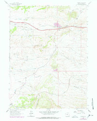 Download a high-resolution, GPS-compatible USGS topo map for Granite, WY (1978 edition)