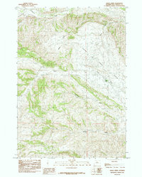 Download a high-resolution, GPS-compatible USGS topo map for Grass Creek, WY (1985 edition)