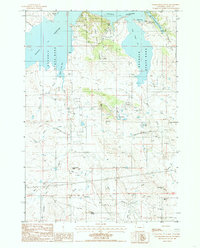 Download a high-resolution, GPS-compatible USGS topo map for Grasshopper Butte, WY (1985 edition)