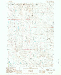 Download a high-resolution, GPS-compatible USGS topo map for Gravel Draw, WY (1984 edition)