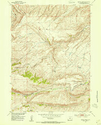 Download a high-resolution, GPS-compatible USGS topo map for Gravel Spring, WY (1954 edition)