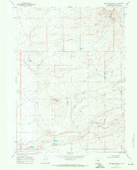 Download a high-resolution, GPS-compatible USGS topo map for Greasewood Knoll, WY (1972 edition)
