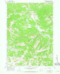 Download a high-resolution, GPS-compatible USGS topo map for Green Mountain, WY (1968 edition)