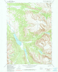 Download a high-resolution, GPS-compatible USGS topo map for Green River Lakes, WY (1991 edition)