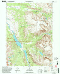 Download a high-resolution, GPS-compatible USGS topo map for Green River Lakes, WY (1997 edition)