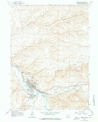1961 Map of Green River, WY, 1978 Print