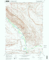 Download a high-resolution, GPS-compatible USGS topo map for Greybull North, WY (1979 edition)