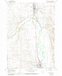 Download a high-resolution, GPS-compatible USGS topo map for Greybull South, WY (1985 edition)