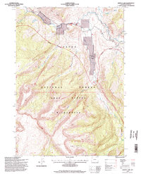 Download a high-resolution, GPS-compatible USGS topo map for Grizzly Lake, WY (1998 edition)
