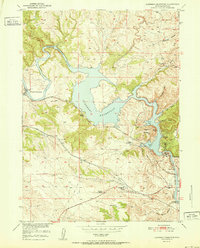 Download a high-resolution, GPS-compatible USGS topo map for Guernsey Reservoir, WY (1951 edition)
