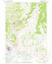 Download a high-resolution, GPS-compatible USGS topo map for Guernsey, WY (1978 edition)