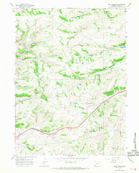 Download a high-resolution, GPS-compatible USGS topo map for Guild Hollow, WY (1968 edition)