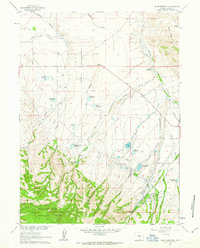 Download a high-resolution, GPS-compatible USGS topo map for Gunst Reservoir, WY (1963 edition)