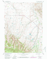 Download a high-resolution, GPS-compatible USGS topo map for Gunst Reservoir, WY (1984 edition)