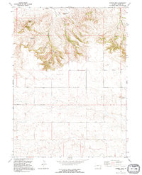 Download a high-resolution, GPS-compatible USGS topo map for Gurney Peak, WY (1995 edition)