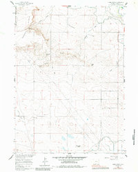 Download a high-resolution, GPS-compatible USGS topo map for Habig Spring, WY (1984 edition)