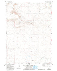 Download a high-resolution, GPS-compatible USGS topo map for Habig Spring, WY (1993 edition)