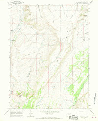 Download a high-resolution, GPS-compatible USGS topo map for Hague Creek, WY (1968 edition)