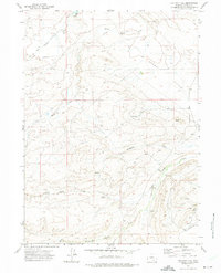 Download a high-resolution, GPS-compatible USGS topo map for Halfway Hill, WY (1975 edition)