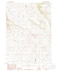 preview thumbnail of historical topo map of Sublette County, WY in 1986
