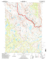 preview thumbnail of historical topo map of Sublette County, WY in 1991
