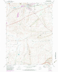 Download a high-resolution, GPS-compatible USGS topo map for Hanna, WY (1983 edition)