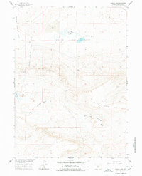 preview thumbnail of historical topo map of Sweetwater County, WY in 1960