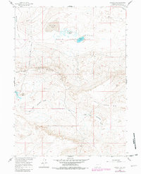 Download a high-resolution, GPS-compatible USGS topo map for Hansen Lake, WY (1981 edition)